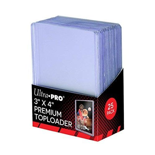 Ultra Pro Toploaders - 3 x 4 Inch  Clear 25 Pack