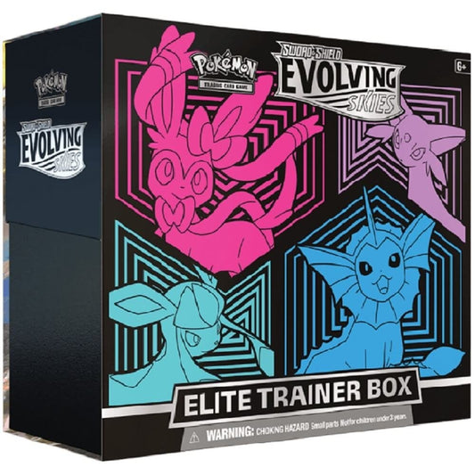 Pokèmon TCG: Evolving Skies Elite Trainer Box (Pink/Blue)