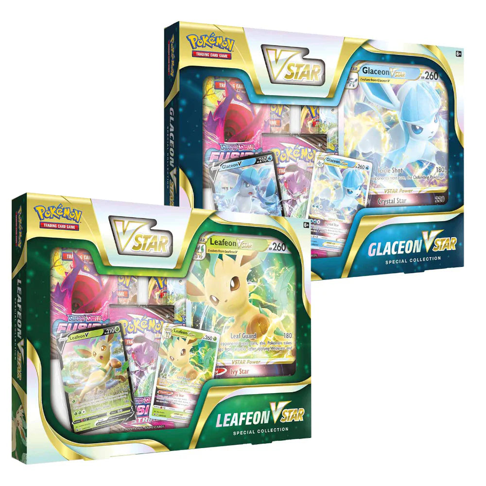 Pokèmon TCG: Leafeon V-Star & Glaceon V-Star Special Collection Box (Set of Two)
