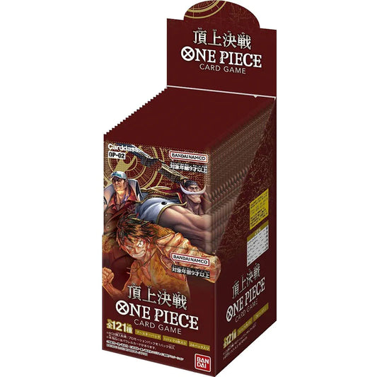 One Piece Card Game - OP-02 Paramount War Booster Box (24 Packs)